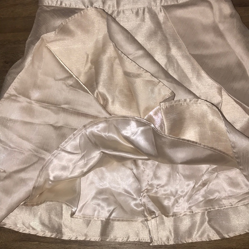 SOPRANO champagne Ivory Short Dress NWT L - Picture 6 of 8